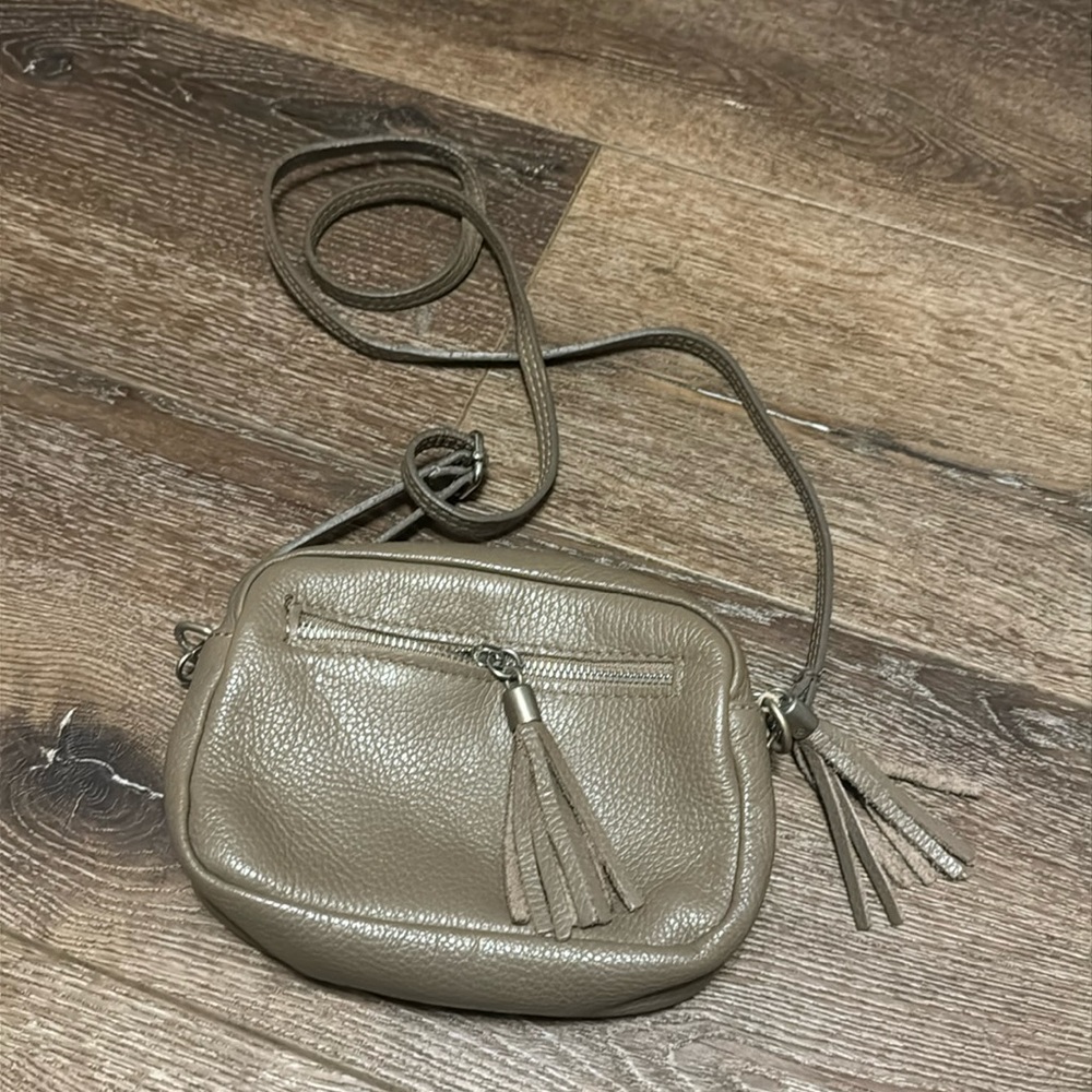 Real‎ leather made in Italy crossbody